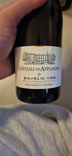 Rhône-dalen Beaumes de Venise Château S Applanats Ikke årgangsbestemt