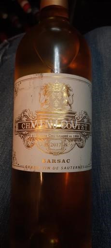 Bordeaux Barsac Grand Cru Château Coutet 2017