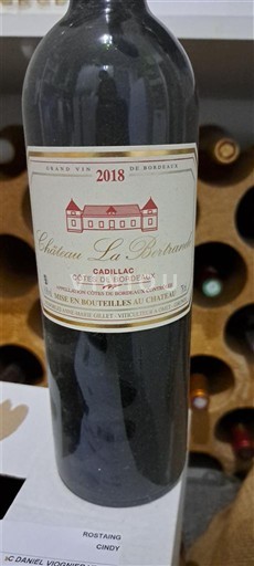 Bordeaux Cadillac-côtes-de-bordeaux Château La Bridane 2018