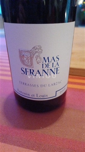 Vinos Rouge sec Antonin et Louis Mas de la Séranne 2018 Francia Languedoc Terrasses del Larzac AOC