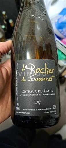 Dolina Loare Coteaux-du-Layon Domaine Pénissière Le Rocher de Jouannet 2017