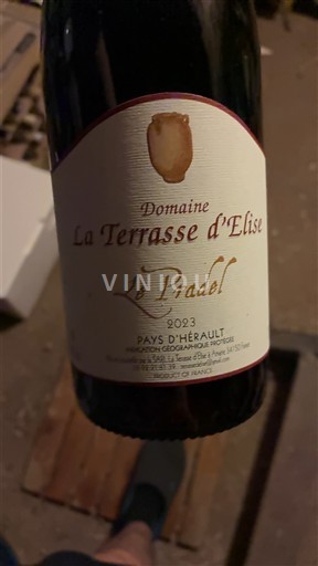 Viinit Rouge sec Le Pradel Domaine La Terrasse d'Elise 2023 Ranska Languedoc Määrittelemätön AOC