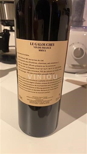 Bordeaux Ni doloceno Le Galouchey 2020