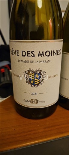 Bordeaux Barsac Domaine La Parrane Rêve des Moines 2023