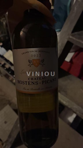 Burdeos Sainte-Foy-Burdeos Château Hostens-Picant Les Epicuriennes 2021