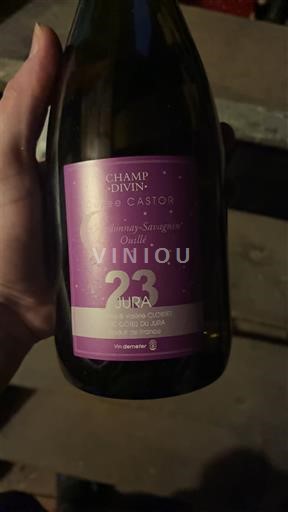 Vinhos Blanc sec Chardonnay-Savagnin Ouillé Champ Divin 2023 França Jura Côtes-do-jura AOC