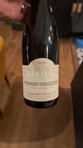 Borgoña Pernand-Vergelesses Domaine Rollin Père et Fils 2015