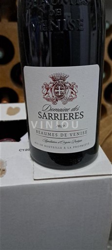 Údolí Rhôny Beaumes de Venise Domaine S Sarrières 2022
