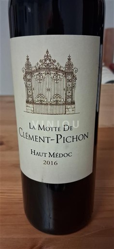 Bordeaux Haut-Médoc Clément-Pichon La Motte de Clément-Pichon 2016