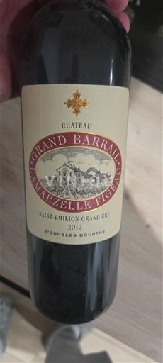 Bordeaux Saint-Émilion Grand Cru Grand Cru Grand Barrail Lamarzelle Figeac 2012