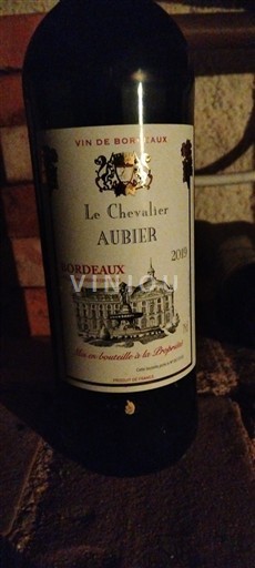 Bordeaux Le Chevalier Aubier 2019