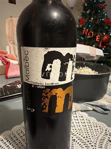 Vini Rouge sec Émotion Malbec Château Sauman 2017 Francia Bordeaux Blaye-Côtes-de-Bordeaux AOC