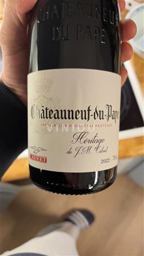 Vale do Ródano Châteauneuf-du-Pape Calvet Héritage de J.M. Calvet 2022