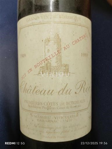 Bordeaux Prve obale Bordeauxa Château Roc 1989