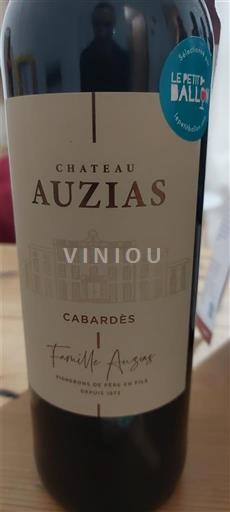 Langvedok Cabardès Château Auzias Mademoiselle 2019