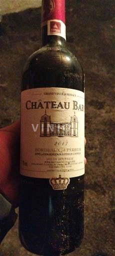 Bordeaux Bordeaux supérieur Château Baby 2017