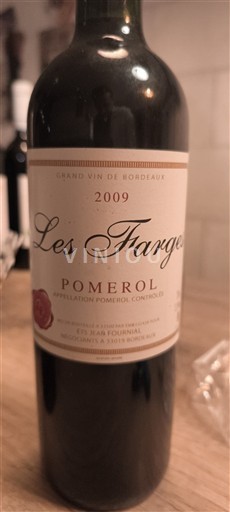 Bordeaux Pomerol Les Farges 2009