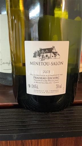 Vinos Blanc sec Fraiseau-Leclerc 2023 Francia Valle del Loira Menetou-Salon AOC