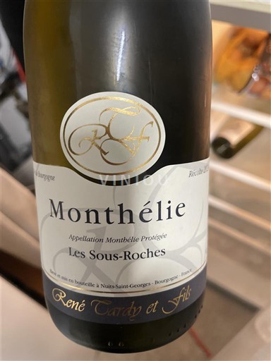 Burgundsko Monthélie René Tardy et Fils Les Sous-Roches 2024