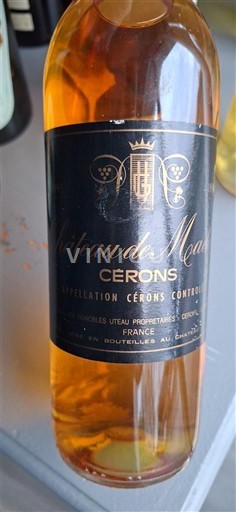Bordeaux Cérons Château Montalivet Non-Vintage
