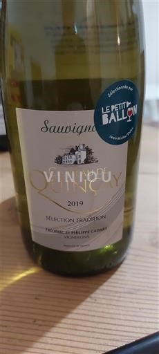 Loire-dalen Touraine Château Quincay Sélection Tradition 2019