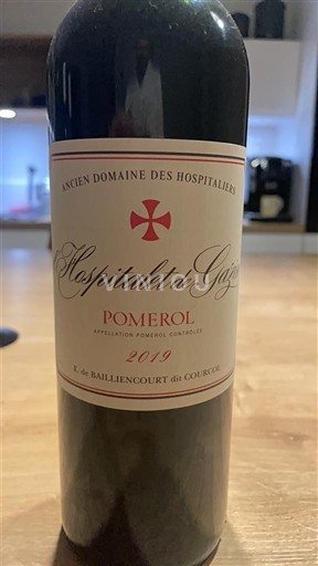 Bordeaux Pomerol Hospitalet de Gazin 2019