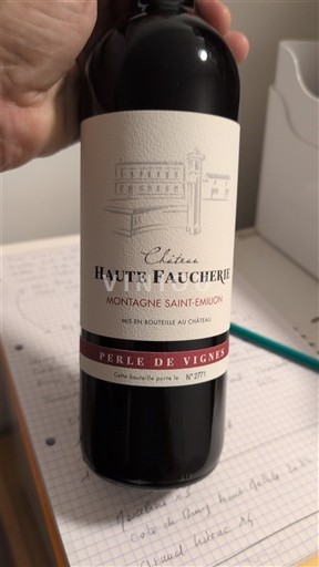 Bordeaux Montagne-saint-émilion Château Haute Faucherie Perle de Vignes 2021