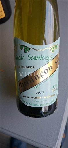 Vini Blanc sec Grain Sauvage Cave de Gan Jurançon 2023 Francia Sud-Ovest Jurançon AOC