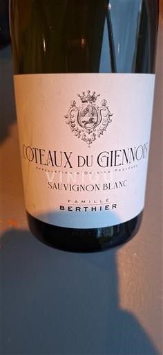 Loiretal Coteaux-du-giennois Famille Berthier Sauvignon Blanc Ohne Jahrgang
