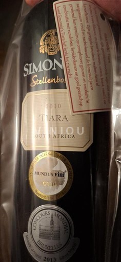 Kustområdet Stellenbosch Simonsig Tiara 2010