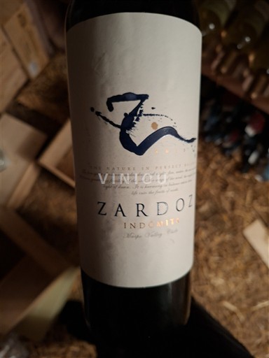 Wines Rouge sec Indómita ZardoZ 2015 Chile Maule Valley