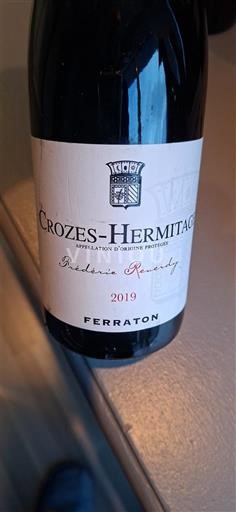 Rhône-dalen Crozes-Hermitage Ferraton Frédéric Reverdy 2019
