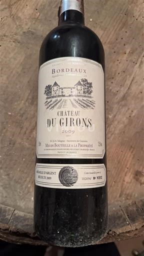 Bordeaux Château Girons 2009