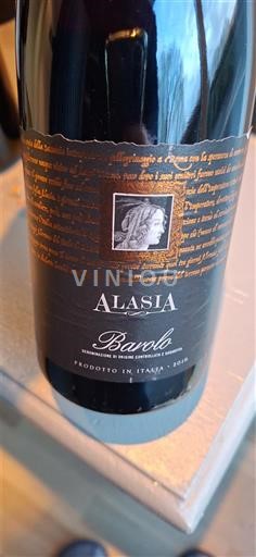 Vine Rouge sec Alasia 2018 Italien Piemonte Barolo DOC