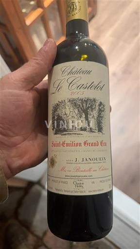 Bordeaux Saint-Émilion Grand Cru Château Le Castelot 2005