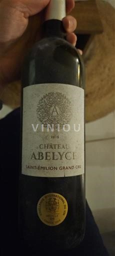 Bordeaux Saint-Émilion Grand Cru Grand Cru Château Abelyce 2015