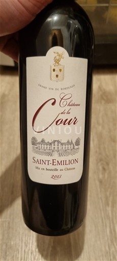 Burdeos Saint-Émilion Château La Cour 2015