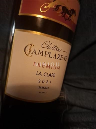 Vine Rouge sec Premium Château Camplazens 2021 Frankrig Languedoc La Clape AOC