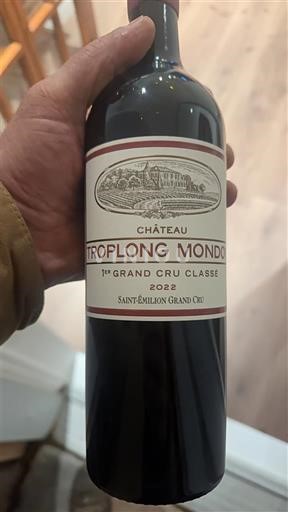 Bordeaux Saint-Émilion Grand Cru Premier Grand Cru Classé Château Troplong Mondot 2022