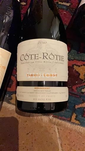 Rhône-dalen Côte-rôtie Tardieu-Laurent 2010