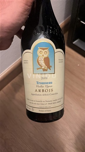 Jura Arbois Domaine André Gillet Trousseau Vieilles Vignes 2018