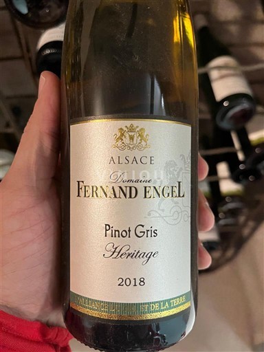 Alsace Pinot xám Domaine Fernand Engel Héritage 2018