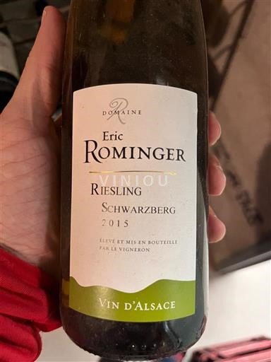 Elsass Riesling Domaine Eric Rominger Schwarzberg 2015