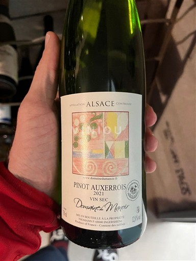 Alsace Auxerrois Domaine Manoir 2021