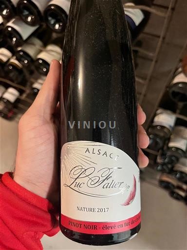 Alsace Pinot noir Luc Faller Nature 2017