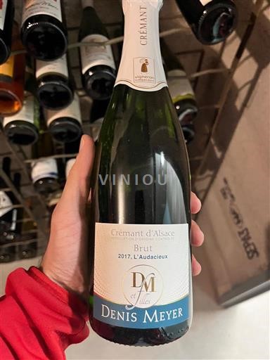 Alsace Crémant d'Alsace Denis Meyer L'Audacieux 2017