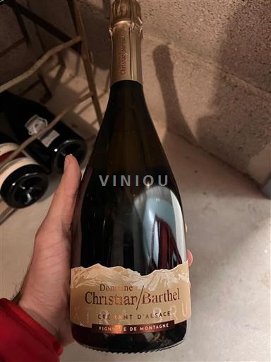 Alsace Crémant d'Alsace Domaine Christian Barthel Vignoble de Montagne Icke årgångsbetecknad