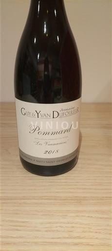 Borgoña Pommard Domaine Guy & Yvan Dufouleur Les Vaumuriens 2018