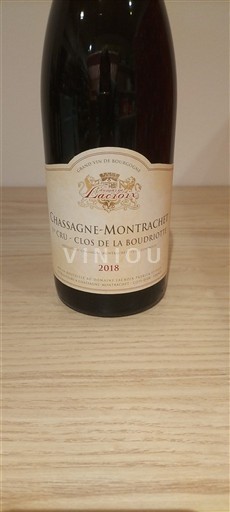 Burgundija Chassagne-Montrachet Premier Cru Lacroix Clos de la Boudriotte 2018