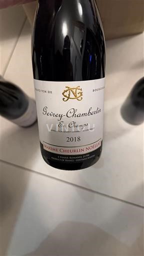 Bourgondië Gevrey-Chambertin Maxime Cheurlin Noëllat En Champs 2018